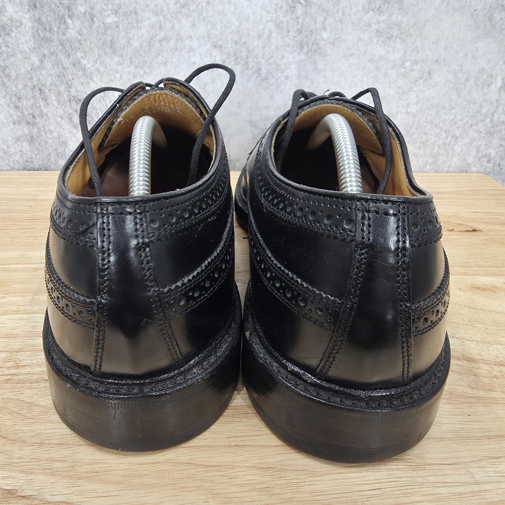 Florsheim Imperial Oxford Shoes Mens 12‎ D Kenmoor Black Leather Longwing Brogue - Picture 7 of 12
